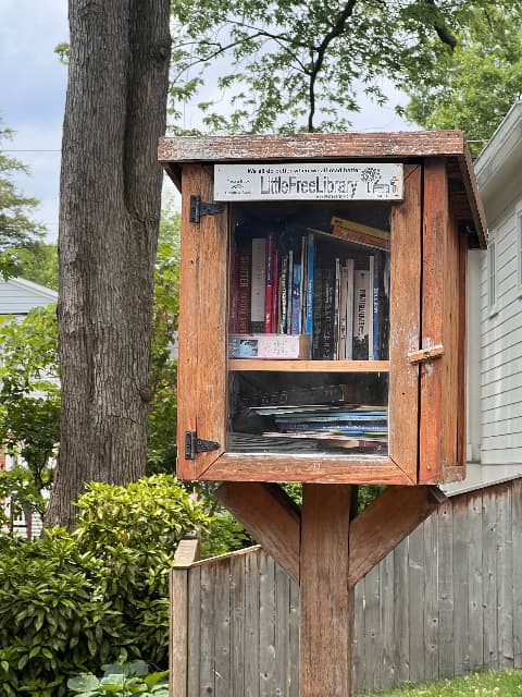 wooden library library image